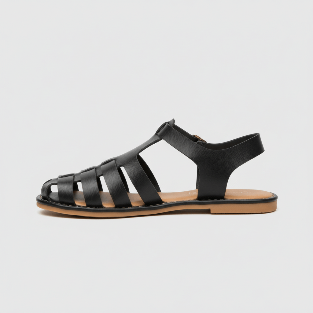 Comfortable Closed Toe Strap Sandals