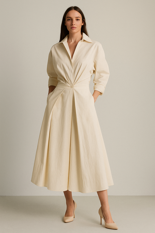 Velorey Women's A-Line Dress Vintage Style - OutfitLondon