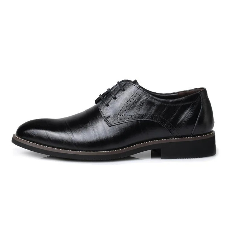 Men's Vegan Leather Oxford Shoes - OutfitLondon
