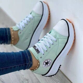 Comfortable Platform Lace Up Sneakers