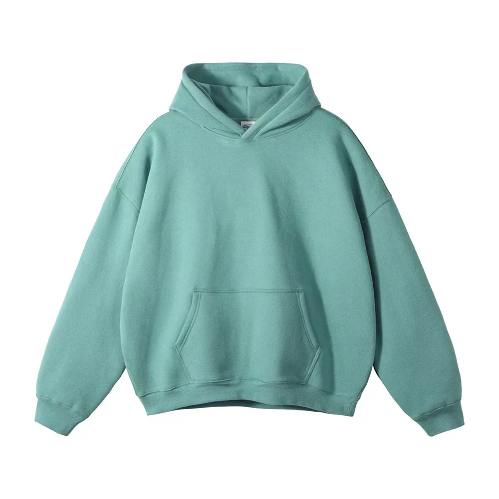 Comfy Oversized Hoodie - Gentle Light Blue Sweatshirt
