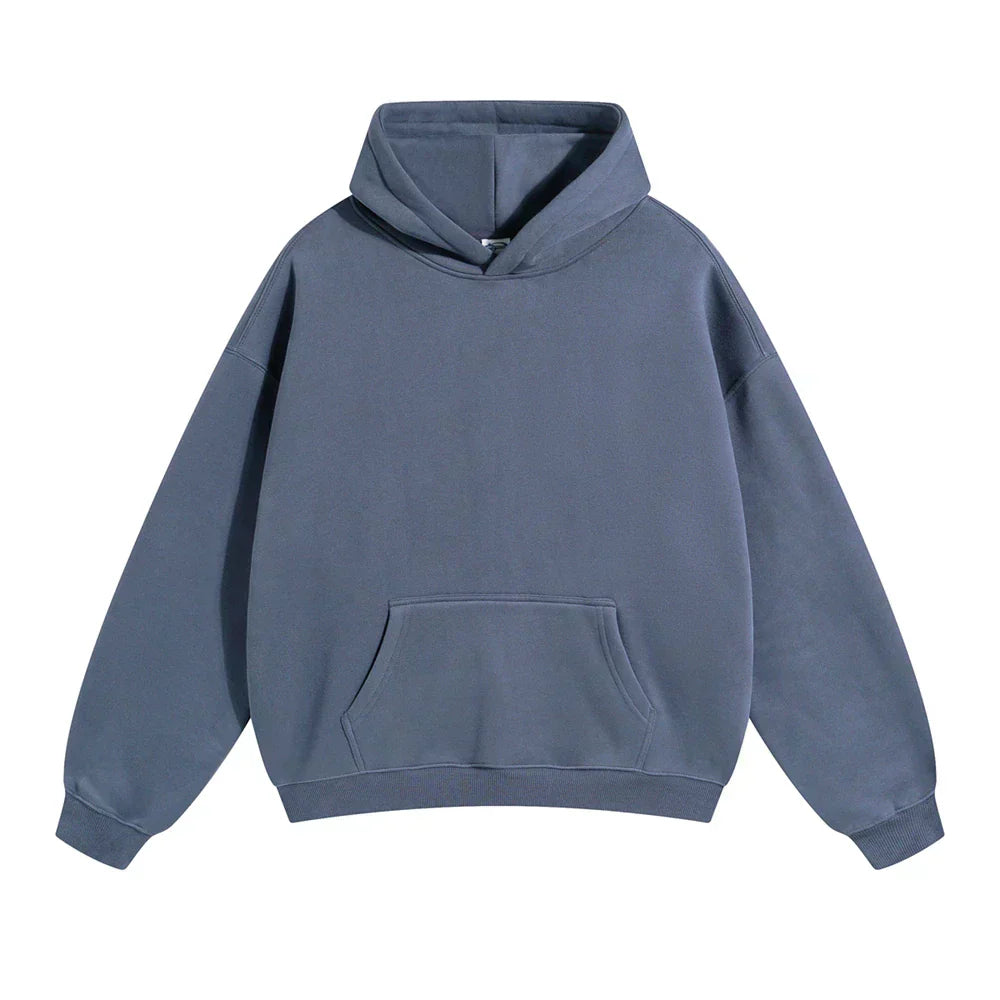 Comfy Oversized Hoodie - Gentle Light Blue Sweatshirt
