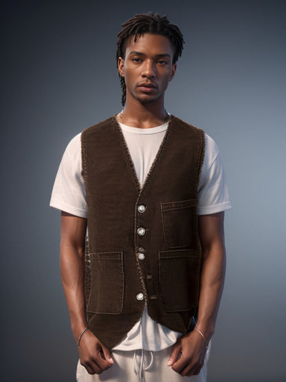 Textured Mens Corduroy Blazer Jacket