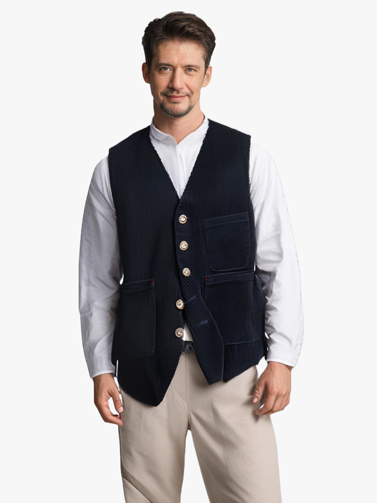Textured Mens Corduroy Blazer Jacket