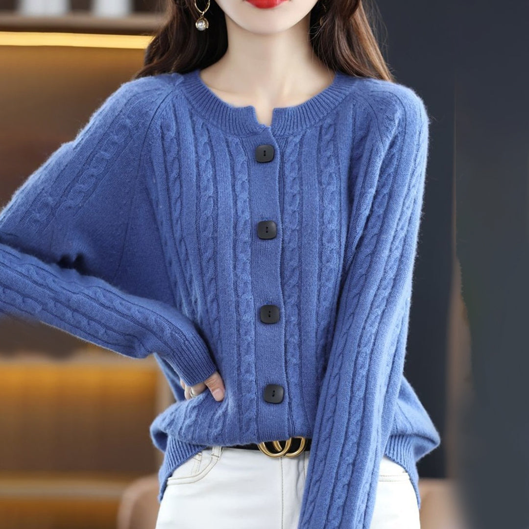 Cozy Cotton Blend Button Front Vest