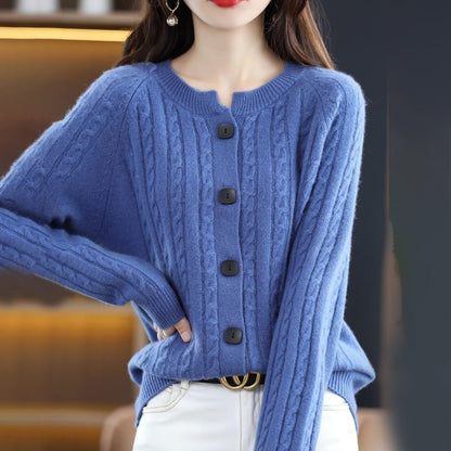 Cozy Cotton Blend Button Front Vest