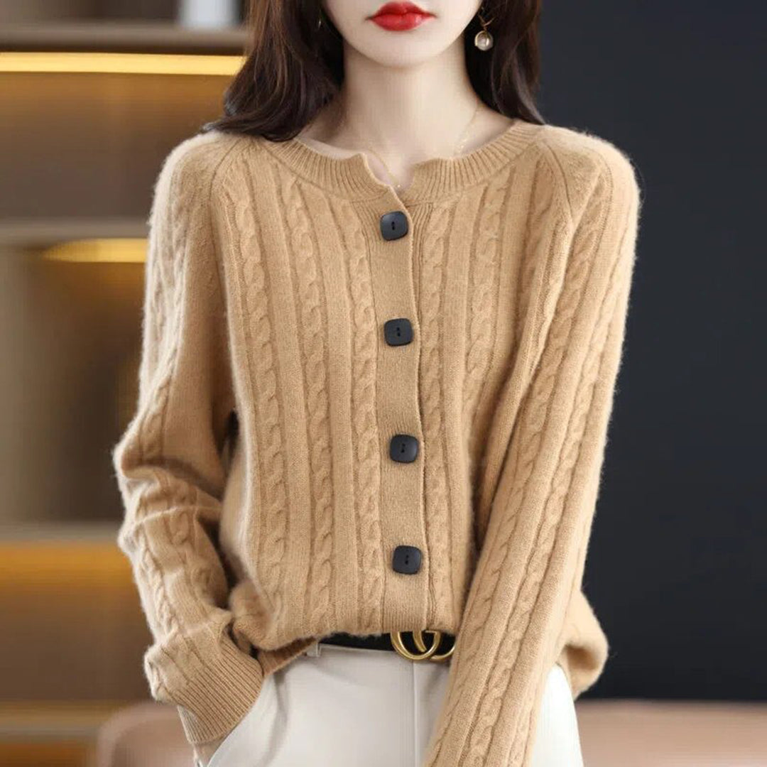 Cozy Cotton Blend Button Front Vest