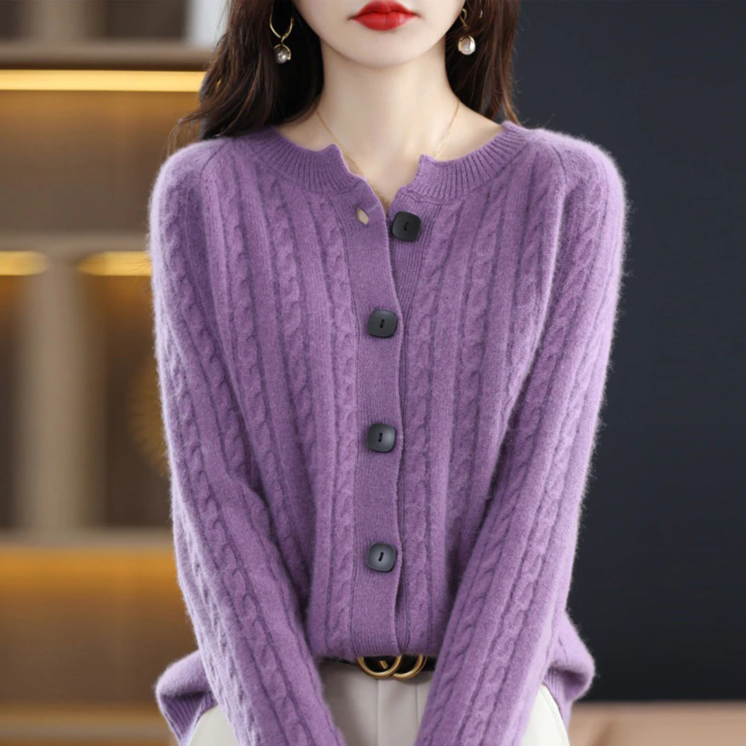 Cozy Cotton Blend Button Front Vest