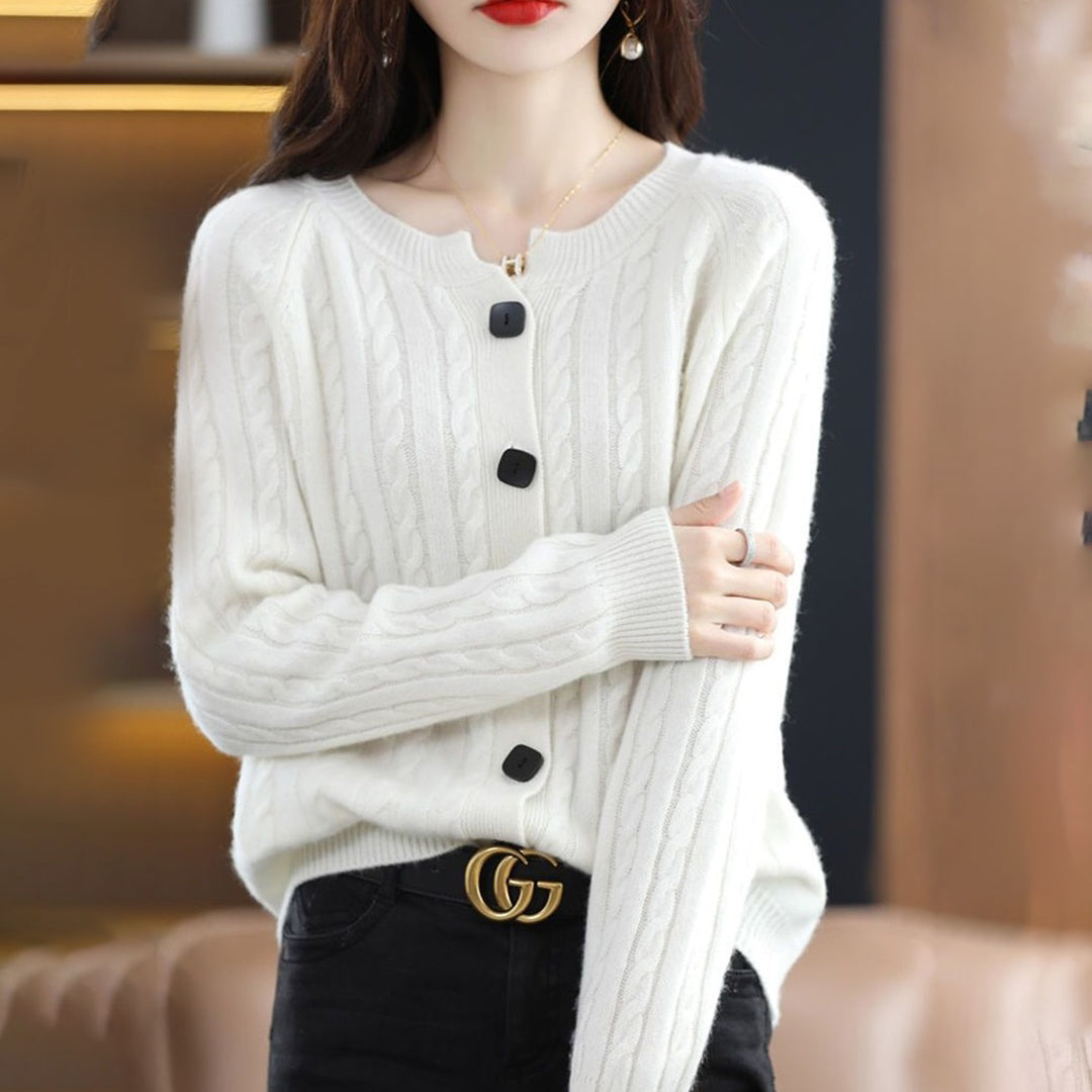 Cozy Cotton Blend Button Front Vest