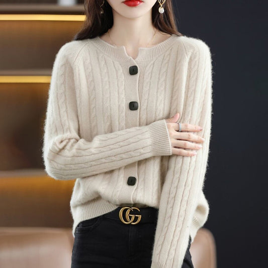 Cozy Cotton Blend Button Front Vest - OutfitLondon