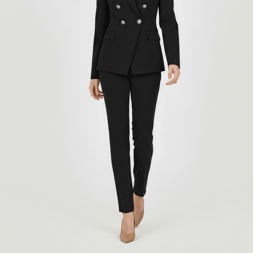 Classic 2 Piece Suit Blazer and Slim Fit Trousers