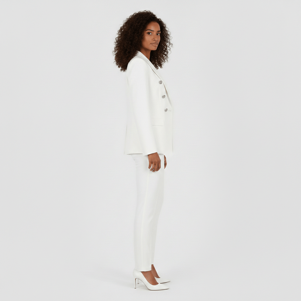 Classic 2 Piece Suit Blazer and Slim Fit Trousers