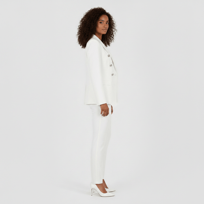 Classic 2 Piece Suit Blazer and Slim Fit Trousers