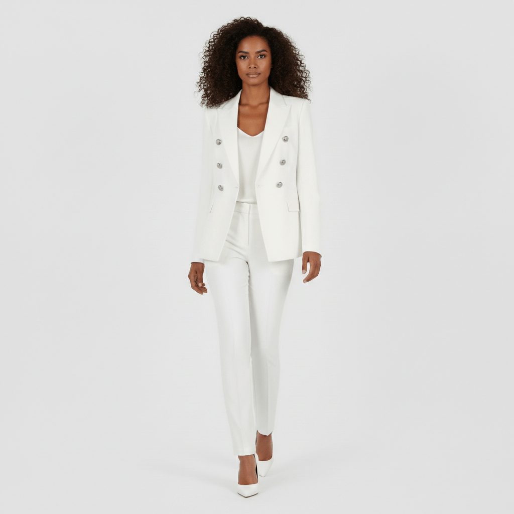 Classic 2 Piece Suit Blazer and Slim Fit Trousers