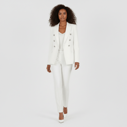Classic 2 Piece Suit Blazer and Slim Fit Trousers