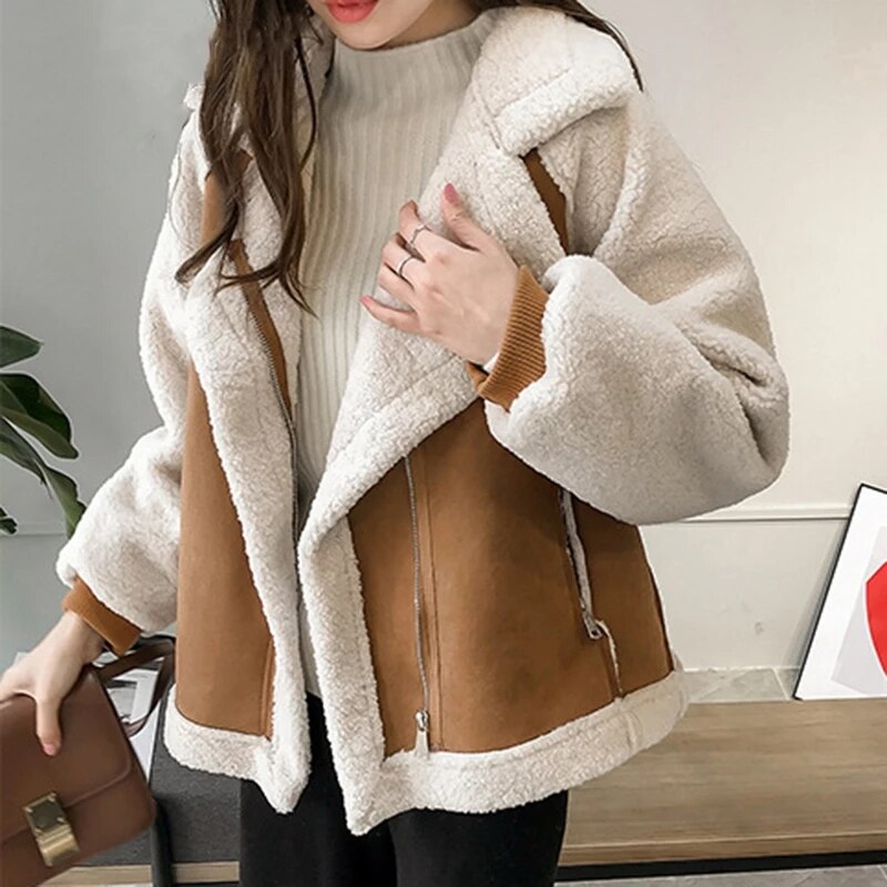 Warm Women's Faux Fur Winter Coat