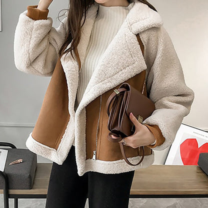 Warm Women's Faux Fur Winter Coat