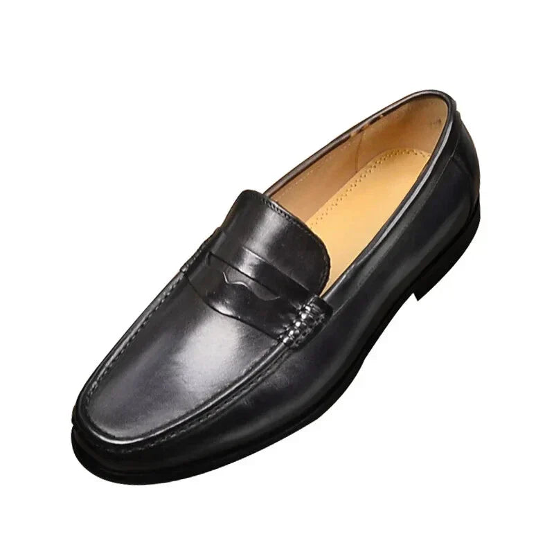 Classic Fake Leather Slip On Shoes - Vegan Moccasins