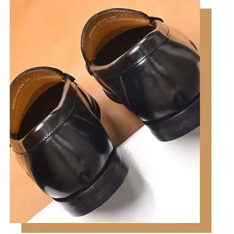 Classic Fake Leather Slip On Shoes - Vegan Moccasins