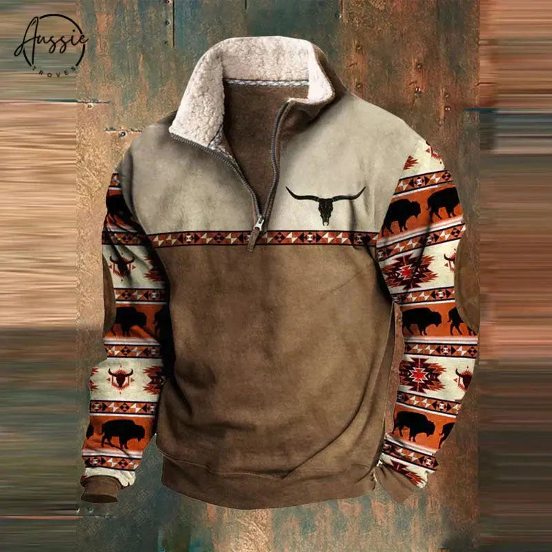 Men's Cozy Fleece Zip-Up Jacket - OutfitLondon