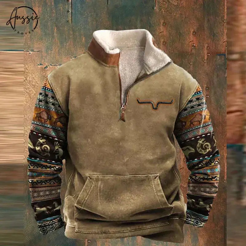 Men's Cozy Fleece Zip-Up Jacket