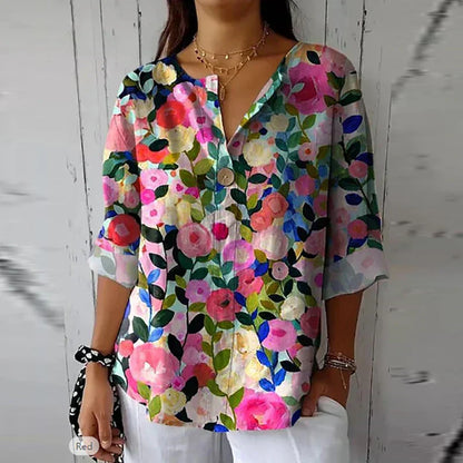 Relaxed Fit Natural Fiber Top