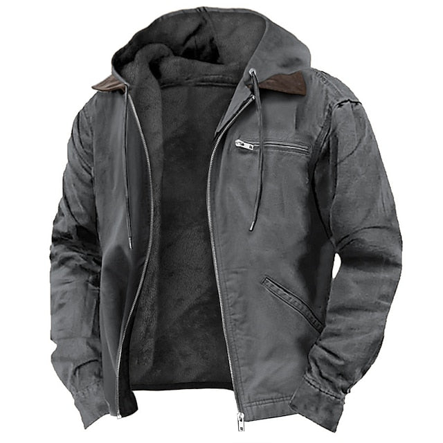 Retro Style Waterproof Mens Coat