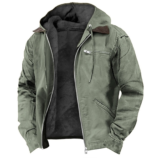 Retro Style Waterproof Mens Coat