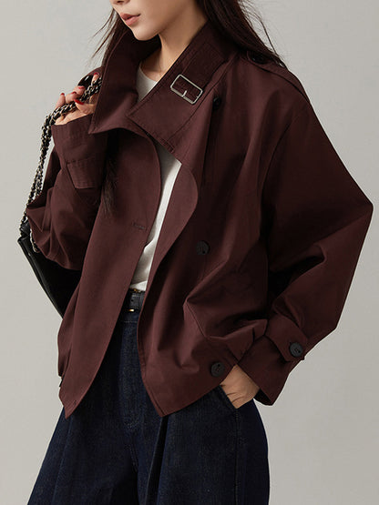 Classic Oversized Long Trench Coat - OutfitLondon