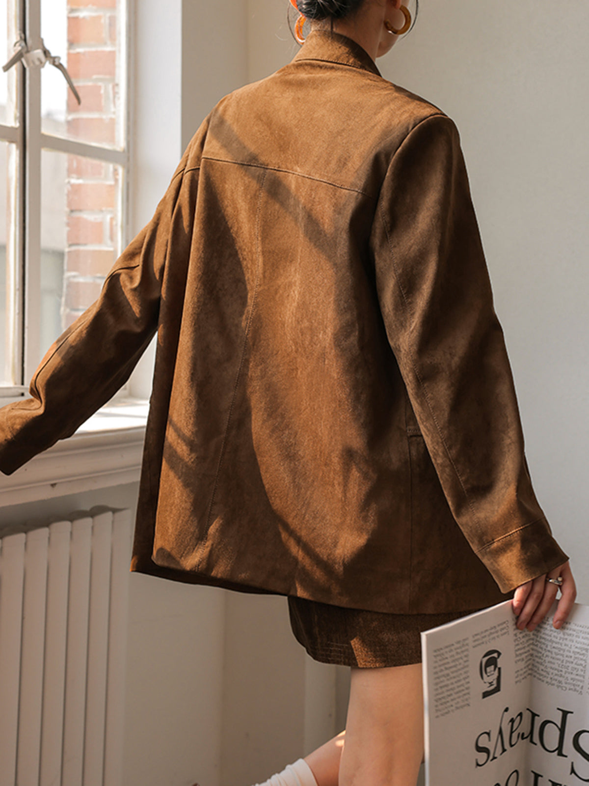 Classic Brown Leather Jacket