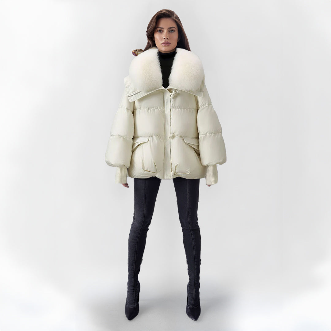 Pink Women's Down Jacket Winter