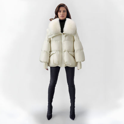 Pink Women's Down Jacket Winter