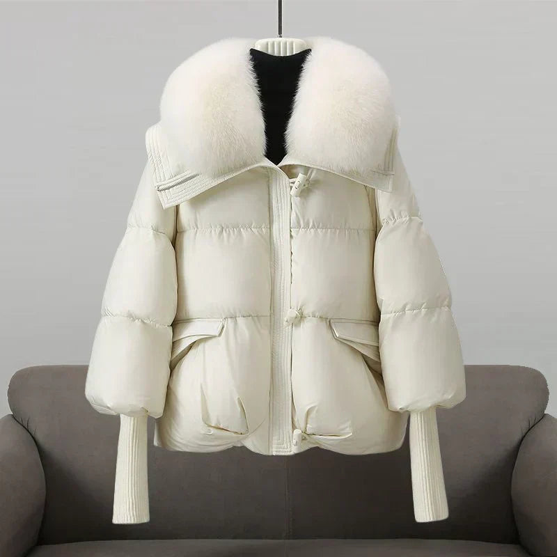 Pink Women's Down Jacket Winter