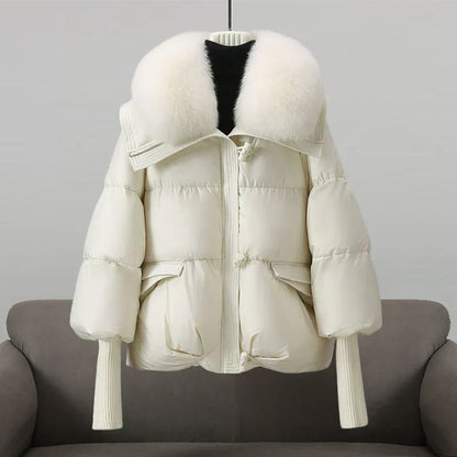 Pink Women's Down Jacket Winter