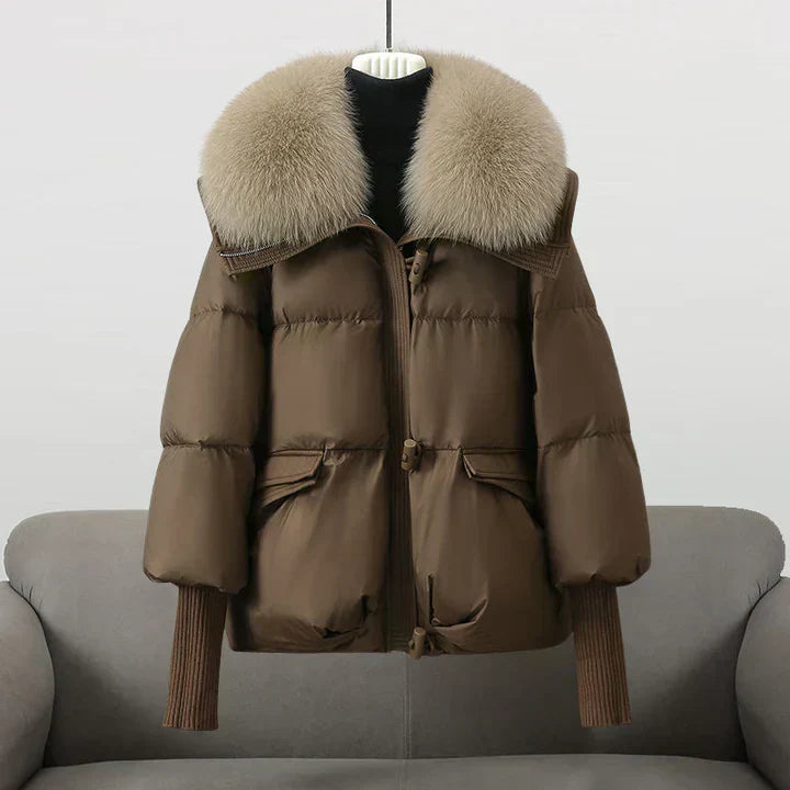 Pink Women's Down Jacket Winter