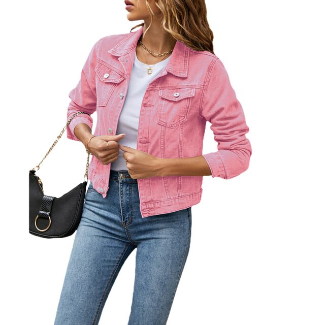Classic Womens Cotton Jeans Jacket