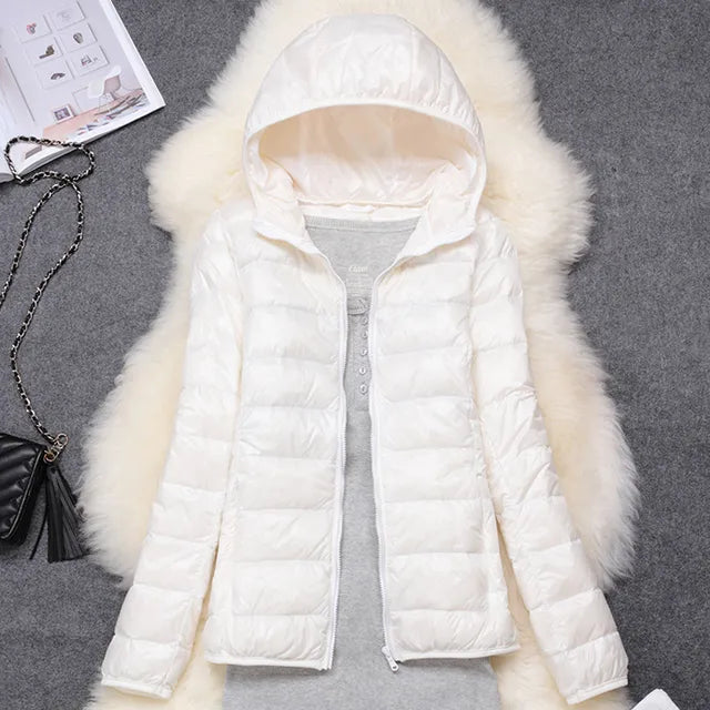 Insulated Water Resistant Ladies Down Coat
