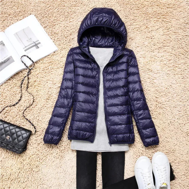Insulated Water Resistant Ladies Down Coat