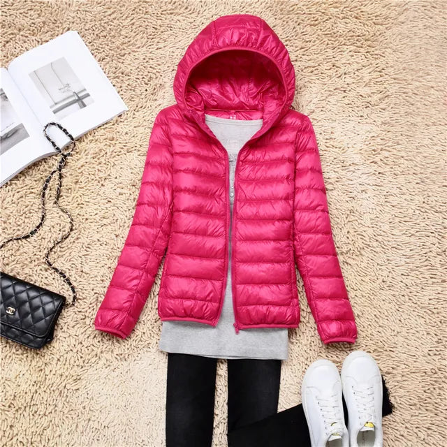 Insulated Water Resistant Ladies Down Coat