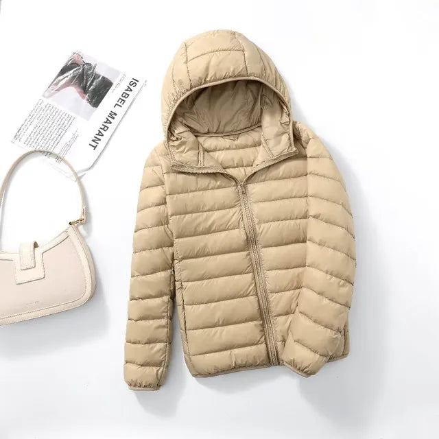 Insulated Water Resistant Ladies Down Coat