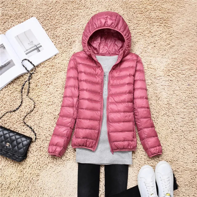Insulated Water Resistant Ladies Down Coat