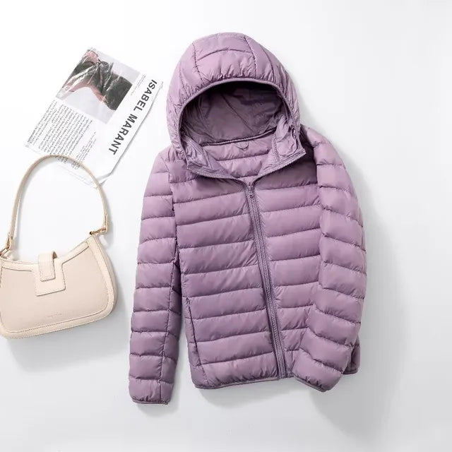 Insulated Water Resistant Ladies Down Coat