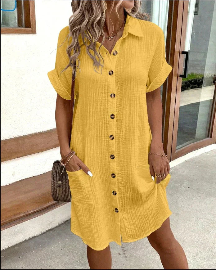 Women's Cotton Polo Dress
