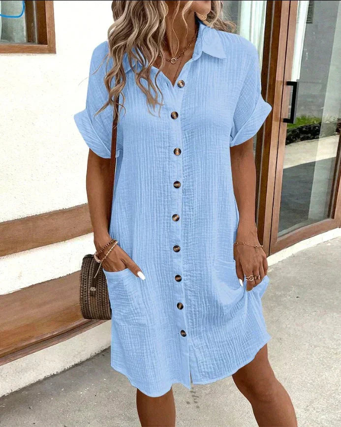 Women's Cotton Polo Dress