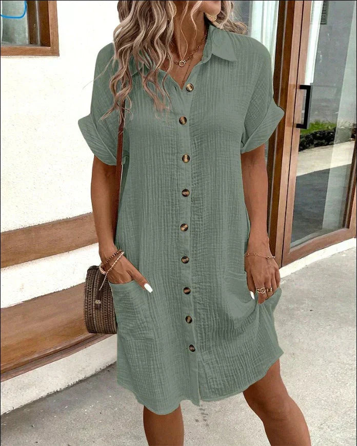 Women's Cotton Polo Dress