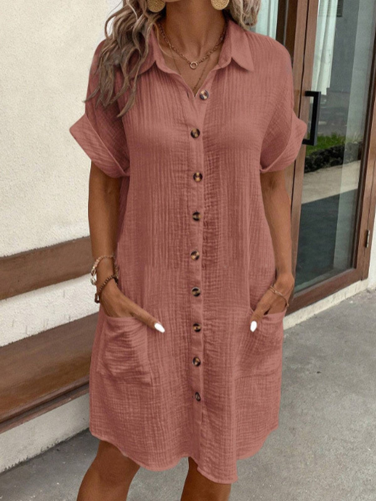 Women's Cotton Polo Dress