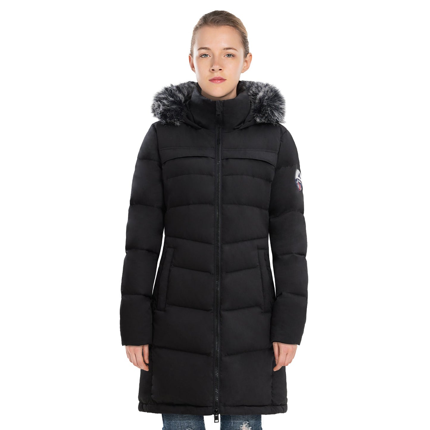 Warm Women's Down Filled Waterproof Jacket