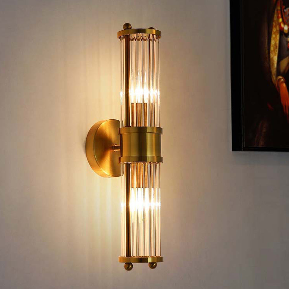 Sleek Silver Bathroom Sconce Lamp