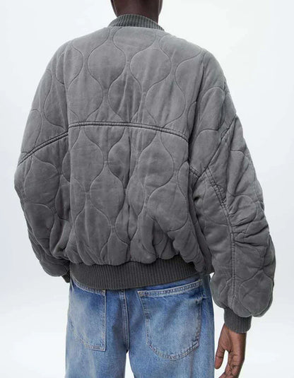 Warm Women's Puffer Coat Relaxed Fit