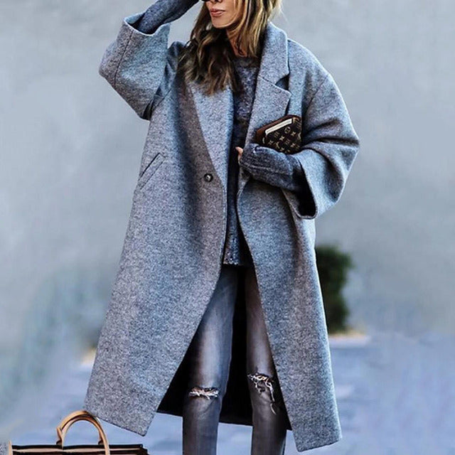 Cozy Women's Large Warm Fleece Coat